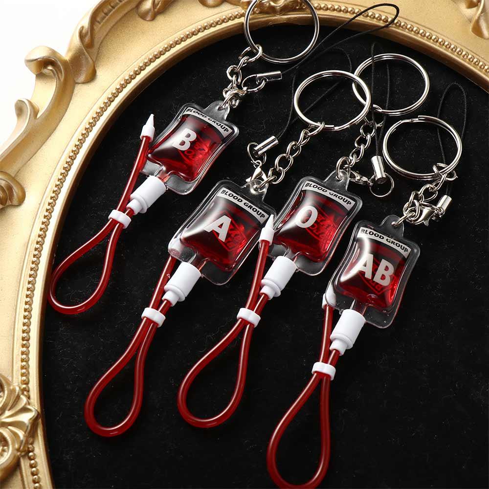 Jewelry Making For Couples - Tas liontin PVC tipe darah, gantungan
