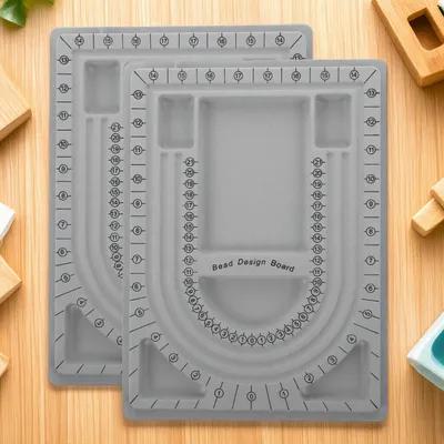 Jewelry Making Designs - 2 Buah Papan Desain Manik-Manik, Baki