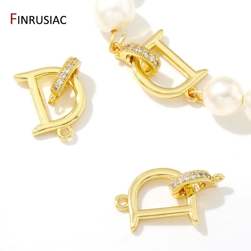 Jewelry Making Items - Pengencang kuningan berlapis emas 18K untuk