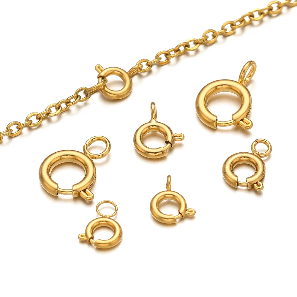 Jewelry Making Rings - 10pcs Pengait Cincin Pegas Baja Tahan