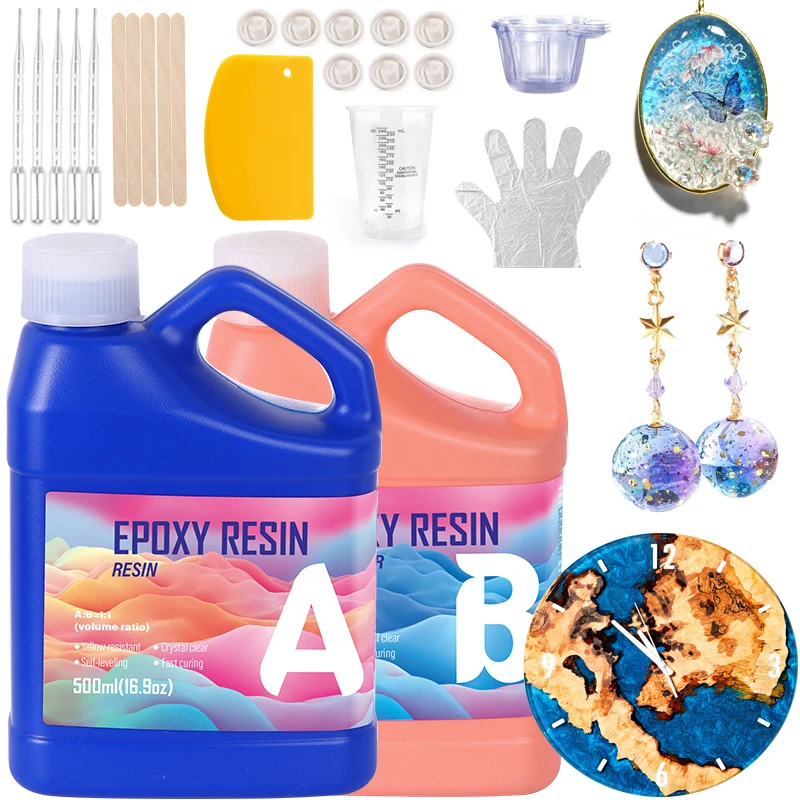Jewelry Making Uv Resin Kit - Kit Resin Epoxy Mudah Dicampur, Resin
