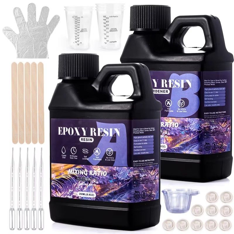 Jewelry Making Uv Resin Kit - Campuran Mudah 1:1 Kit Resin Epoksi