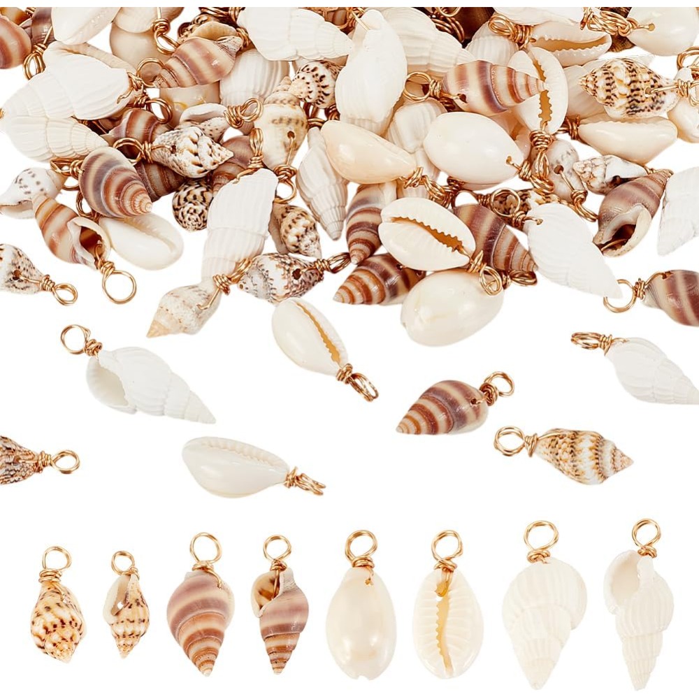 Jewelry Making Course - 100 Buah 4 Gaya Liontin Jimat