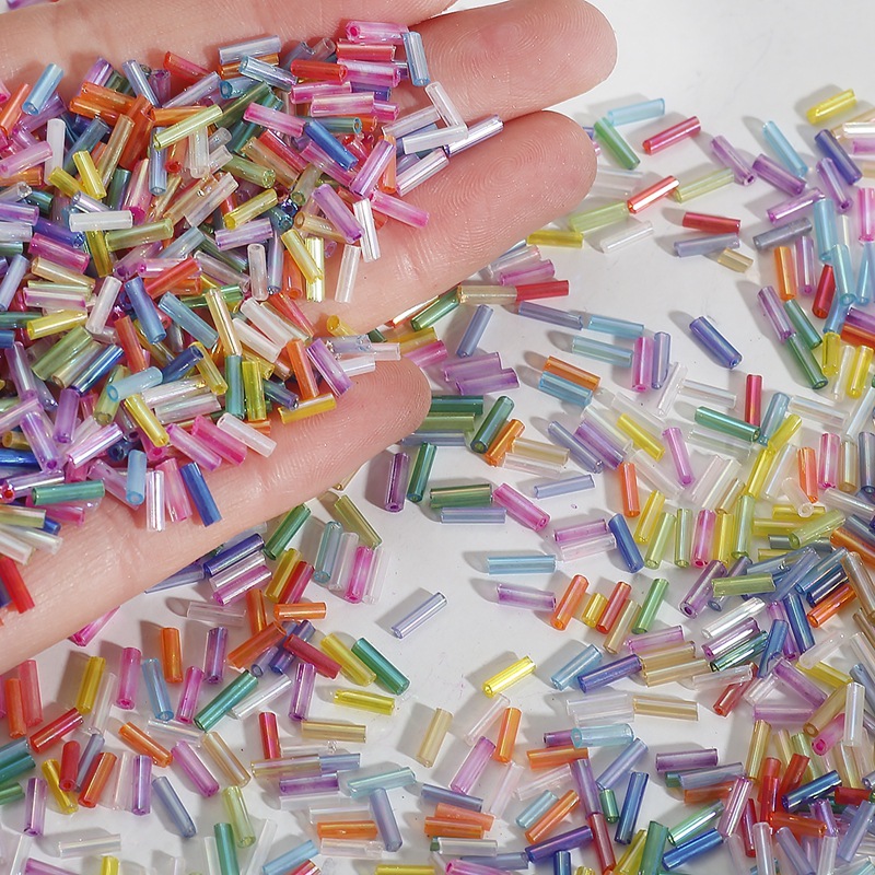 Crystal Bead Mix - Manik-manik Kristal Bentuk Beras 2x7mm 600pcs/lot,