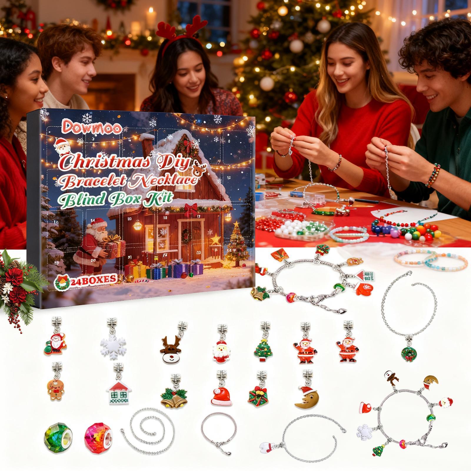Jewelry Making Advent Calendar - Kalender Advent Natal Gelang 24 Hari