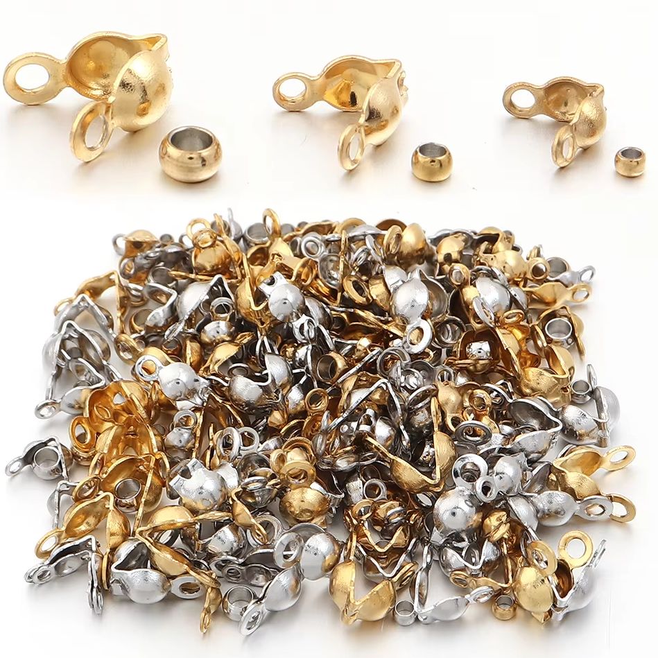 Jewelry Making Course - 40-200pcs Konektor Baja Tahan Karat, Penjepit,