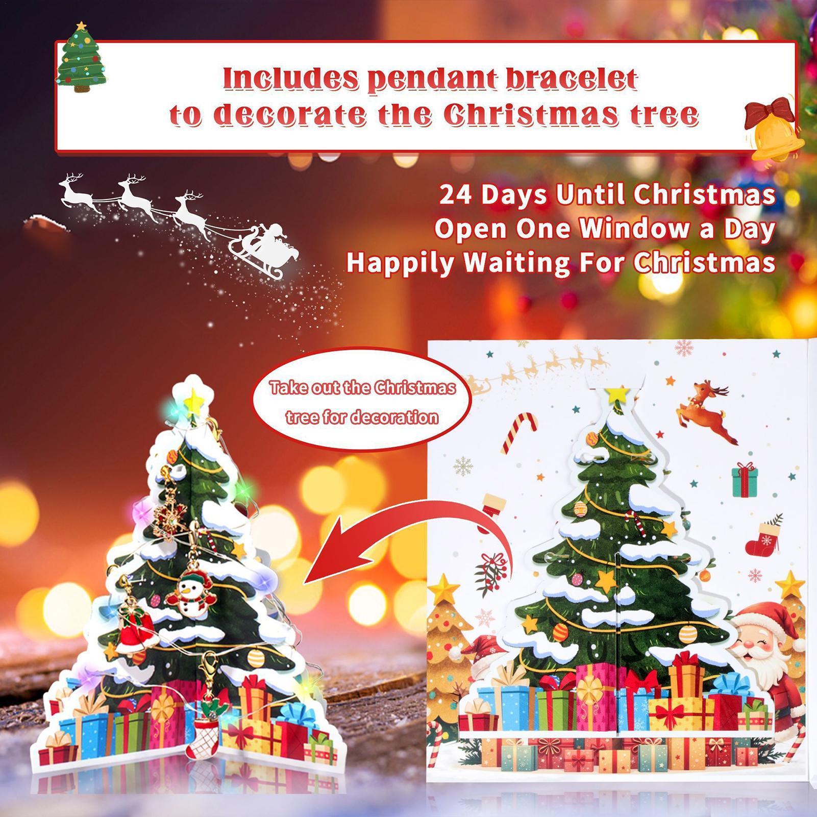 Jewelry Making Advent Calendar - Kalender Advent Charm Natal Countdown Calendar