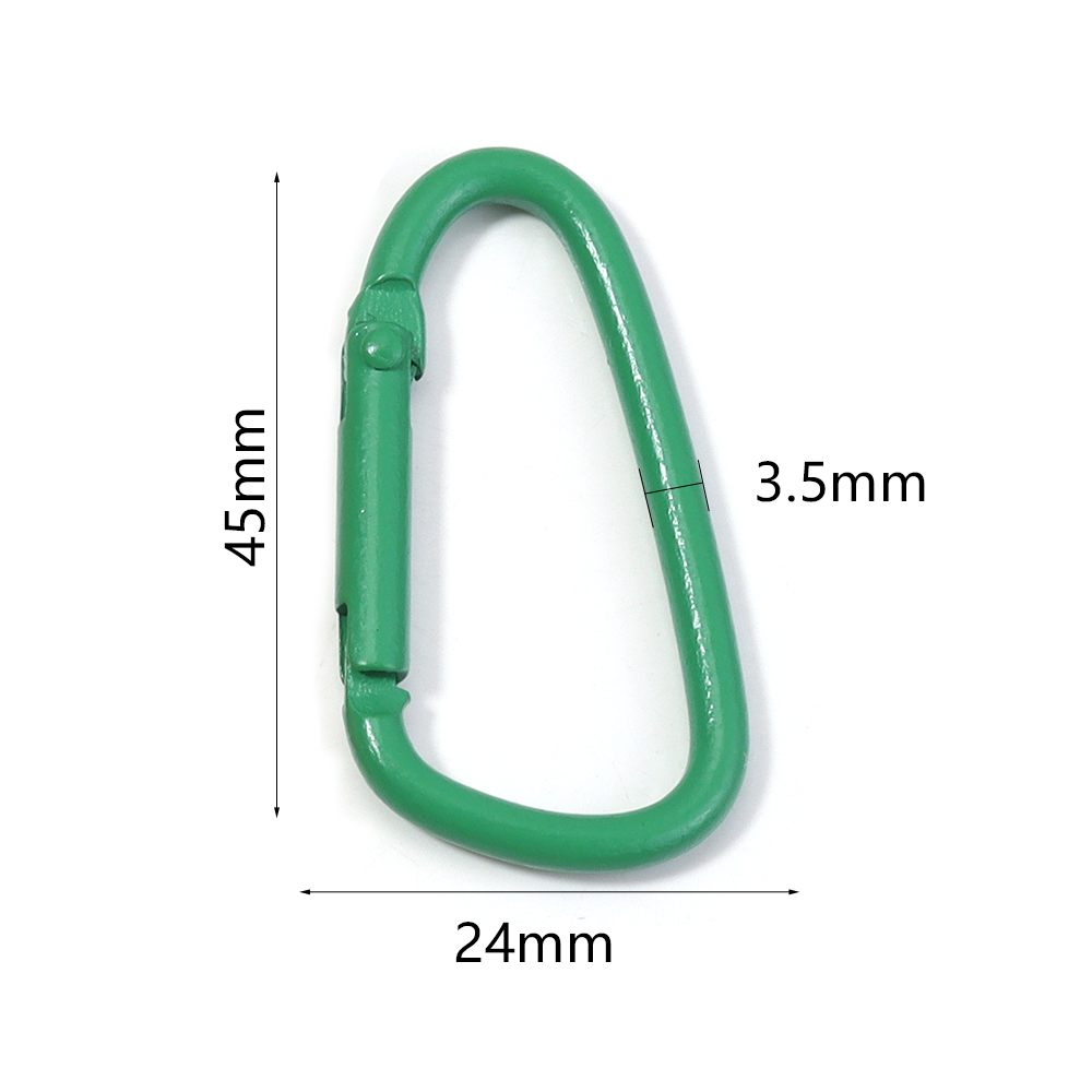 10 Buah Klip Karabiner Warna-w - Jewelry Making Rings ulasan dan harga