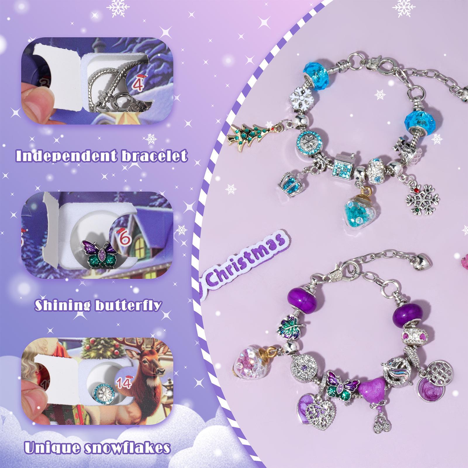 Kotak Hadiah Kalender Advent H - Jewelry Making Advent Calendar ulasan dan harga