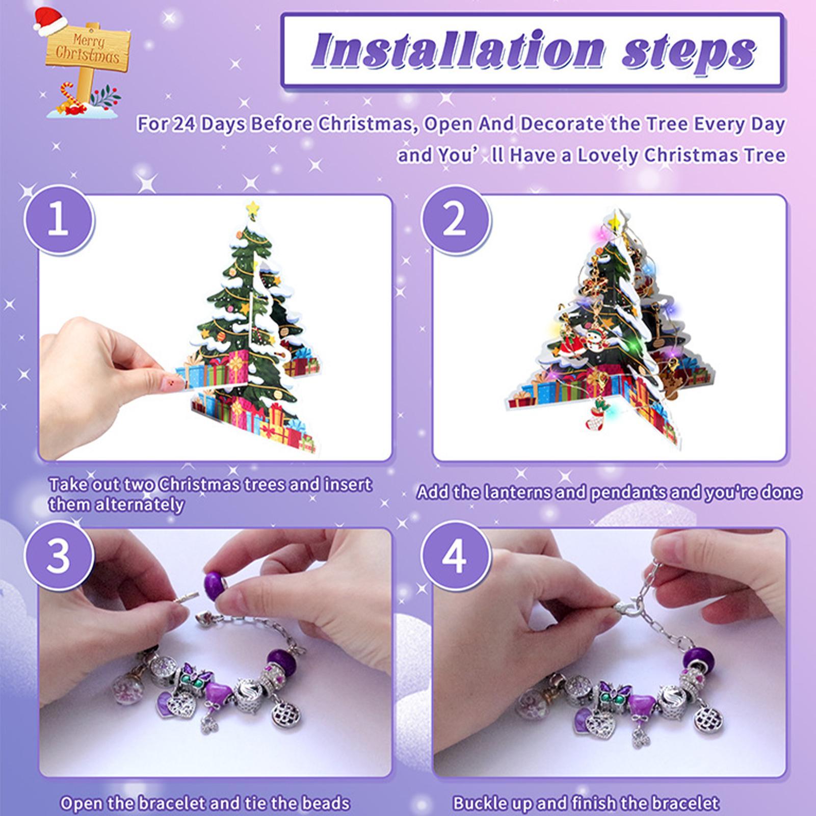 Kotak Hadiah Kalender Advent H - Jewelry Making Advent Calendar ulasan dan harga