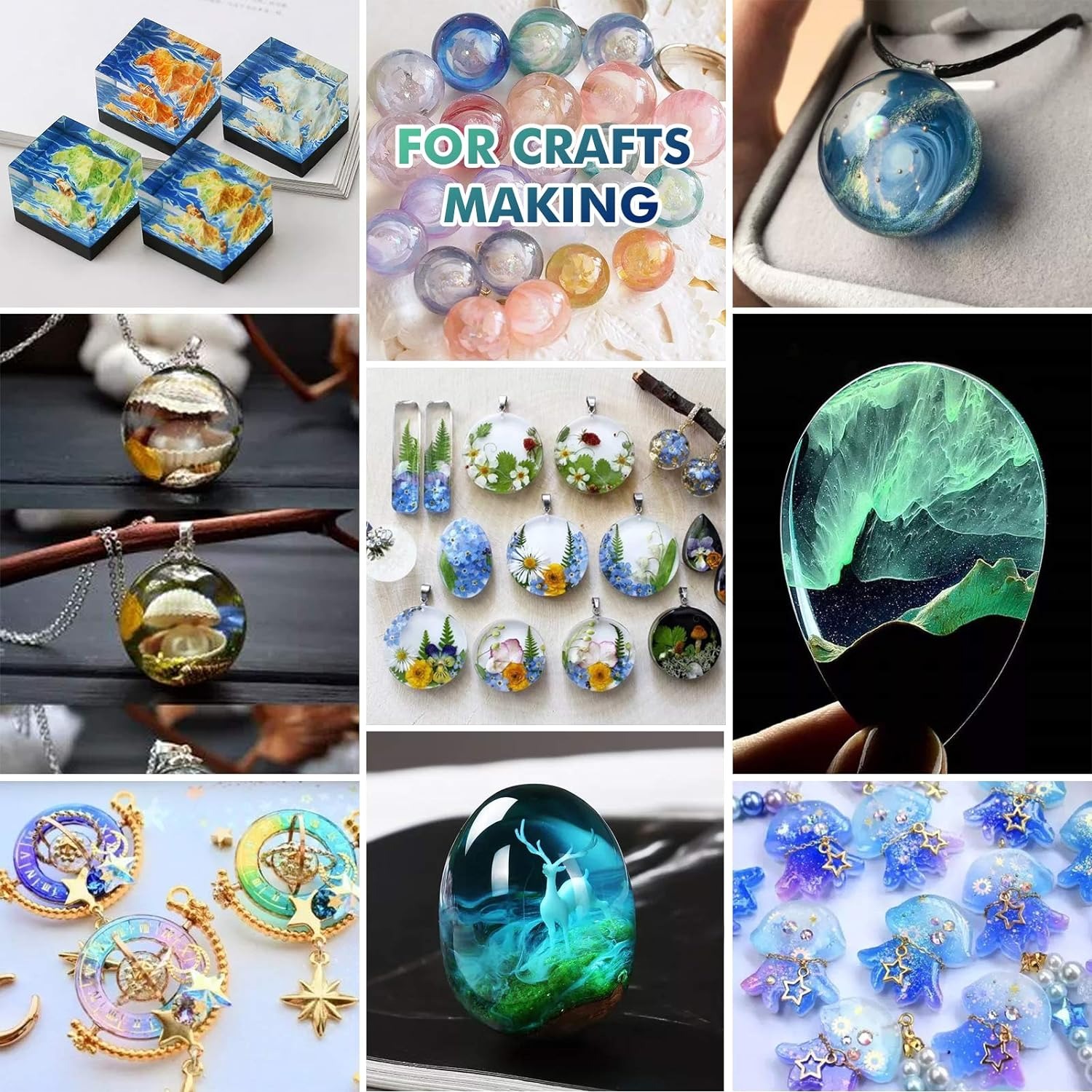 300g UV Resin jelas, keras, up - Jewelry Making Uv Resin Kit ulasan dan harga