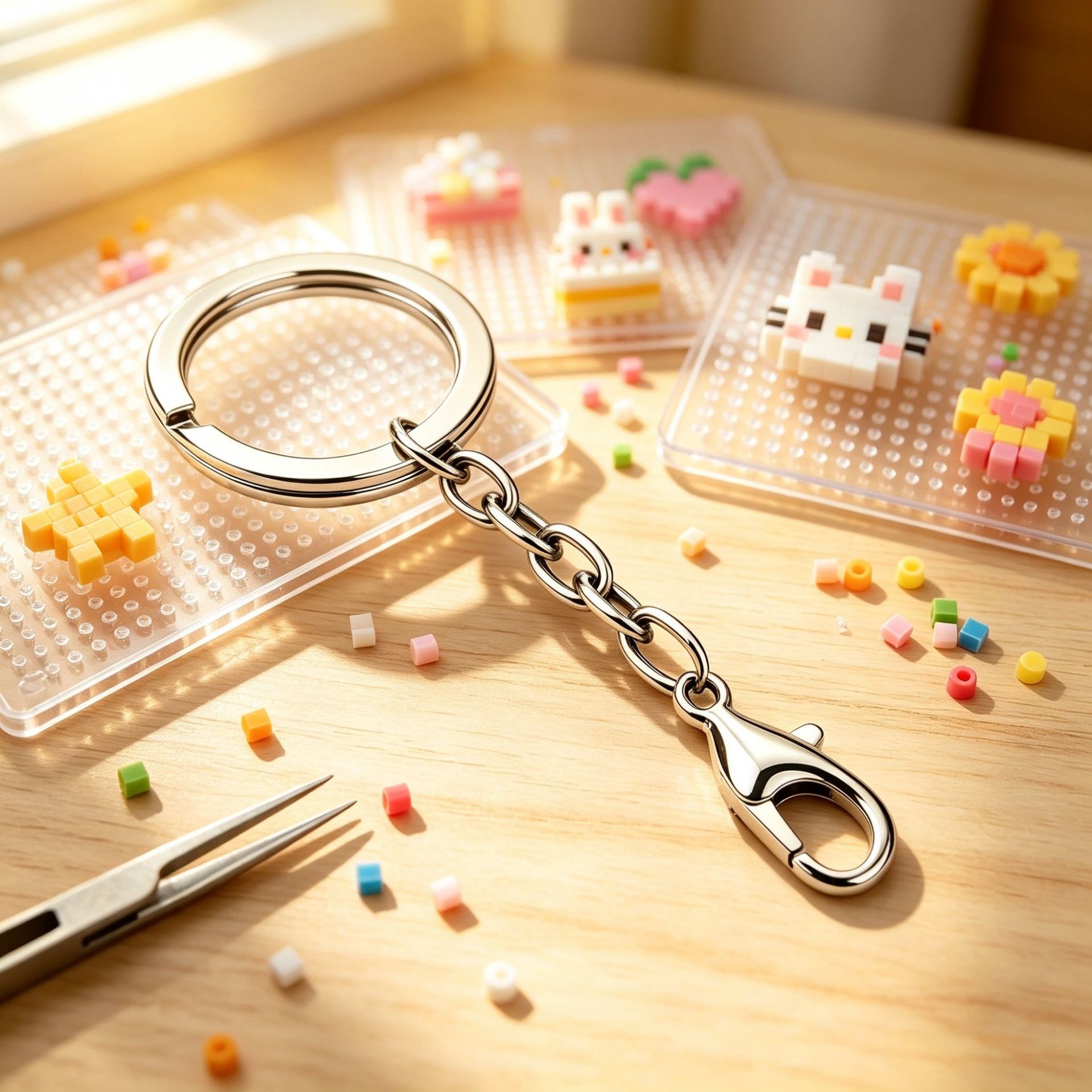 Fnixtar 10pcs Gantungan Kunci  - Jewelry Making For Couples ulasan dan harga
