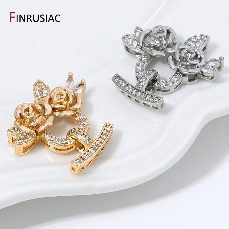 Kancing Mutiara Bunga Zirkon B - Jewelry Making Items ulasan dan harga