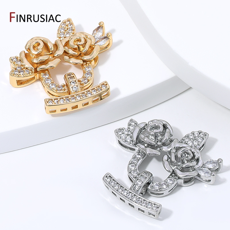 Kancing Mutiara Bunga Zirkon B - Jewelry Making Items ulasan dan harga