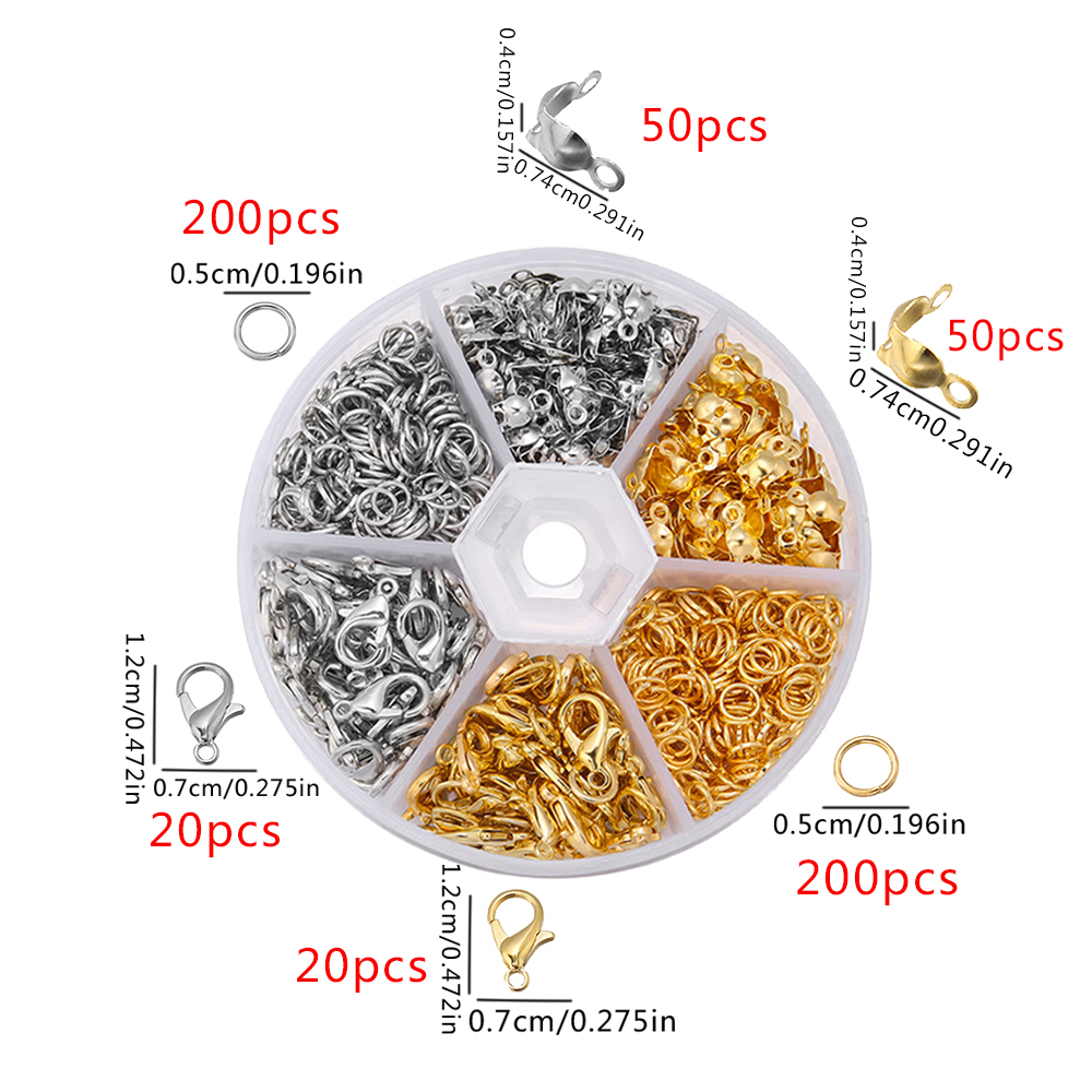 540 pcs Kancing Lobster Baja A - Jewelry Making Materials Wholesale ulasan dan harga