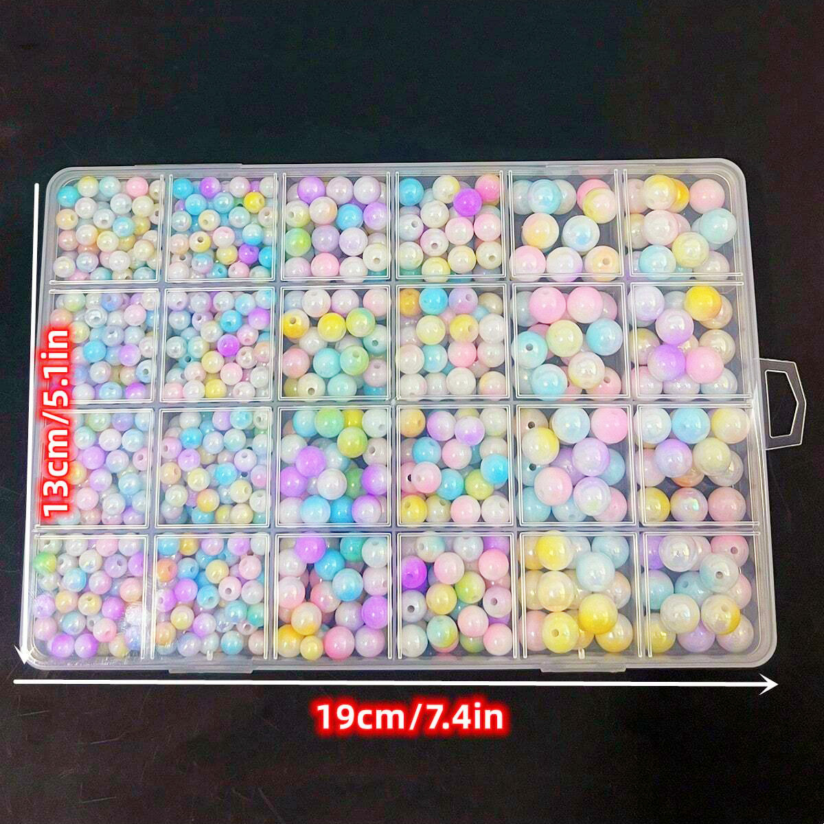 800pcs/24 kotak set manik-mani - Jewelry Making Box ulasan dan harga