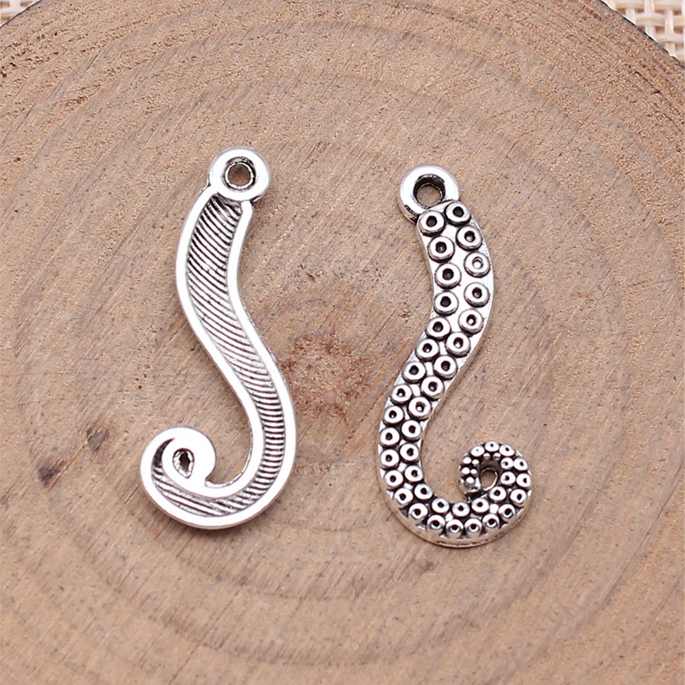 20 buah/lot jimat kaki gurita  - Jewelry Making For Couples ulasan dan harga