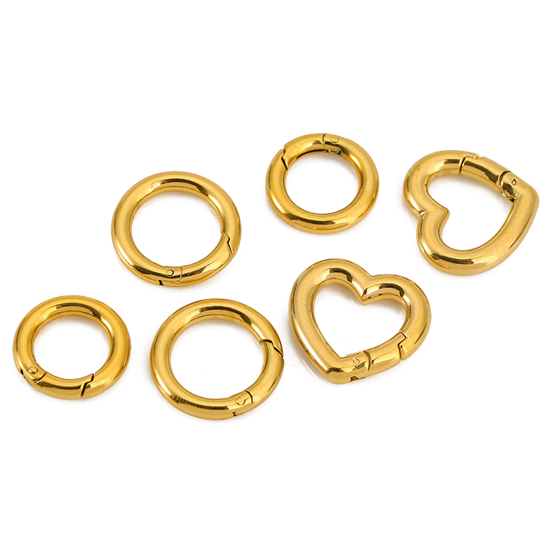 2 Buah Gesper Baja Tahan Karat - Jewelry Making Rings ulasan dan harga