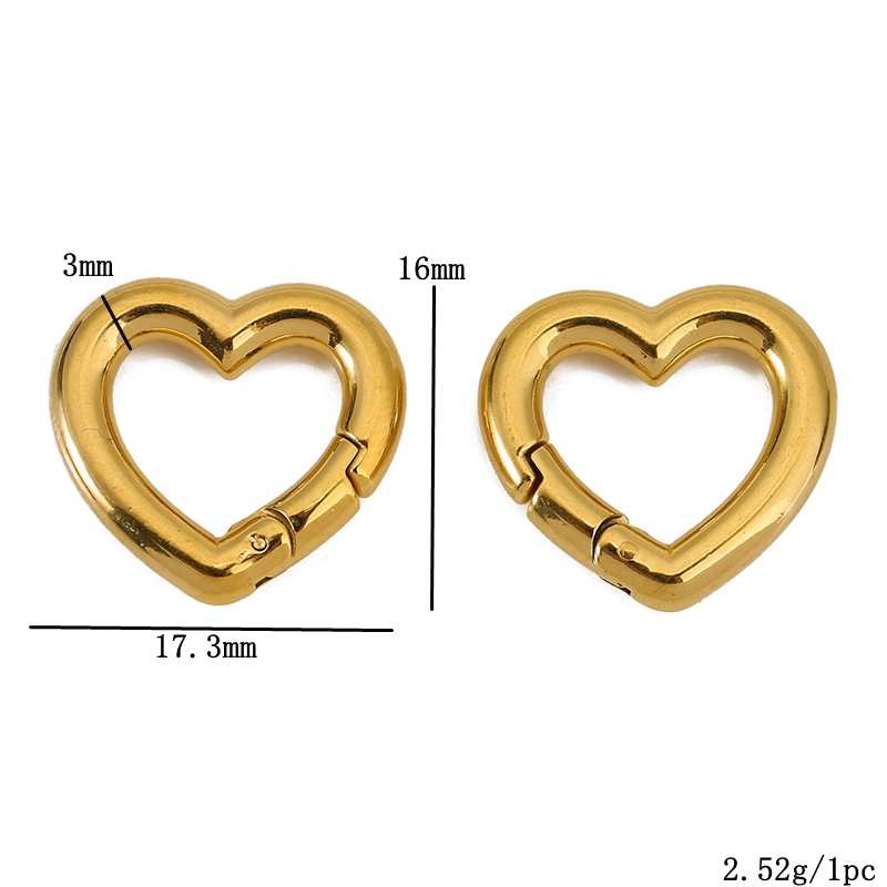 2 Buah Gesper Baja Tahan Karat - Jewelry Making Rings ulasan dan harga