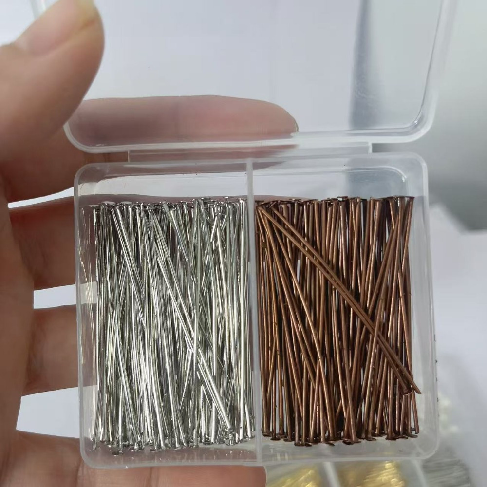 200 Buah Jarum Berkepala Besi  - Jewelry Making Box ulasan dan harga
