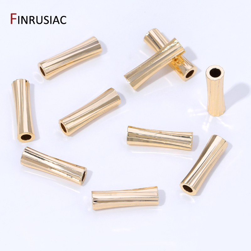 Manik-manik Tabung Bergaris Ku - Jewelry Making Items ulasan dan harga