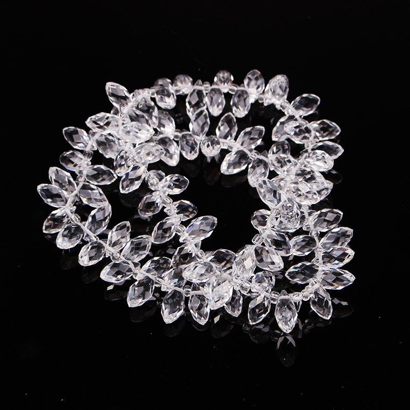 50 Pcs/lot 6X12 Mm Air Berwarn - Crystal Bead Mix ulasan dan harga