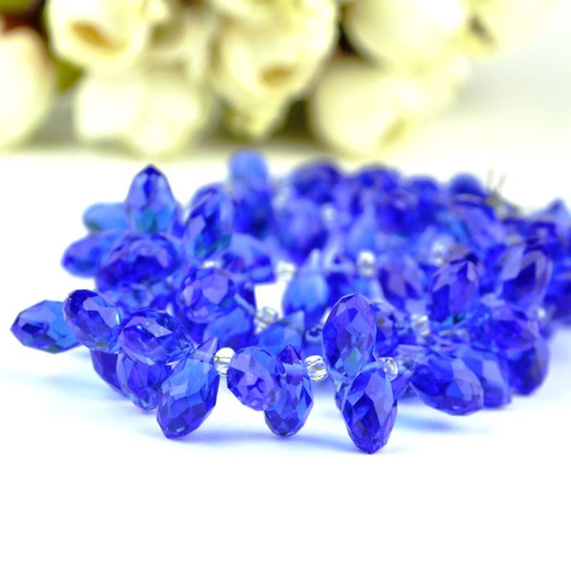 50 Pcs/lot 6X12 Mm Air Berwarn - Crystal Bead Mix ulasan dan harga