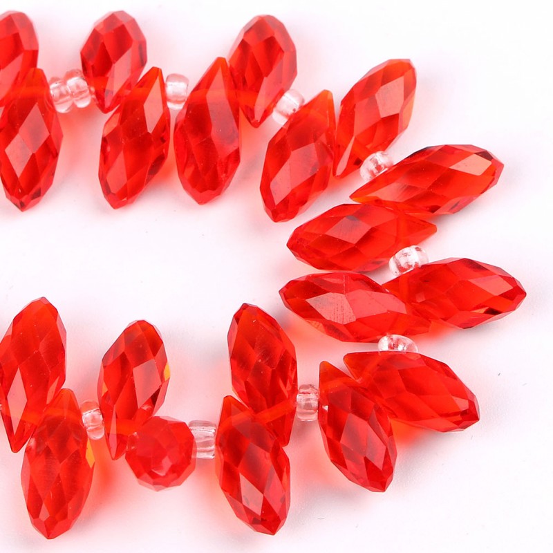 50 Pcs/lot 6X12 Mm Air Berwarn - Crystal Bead Mix ulasan dan harga