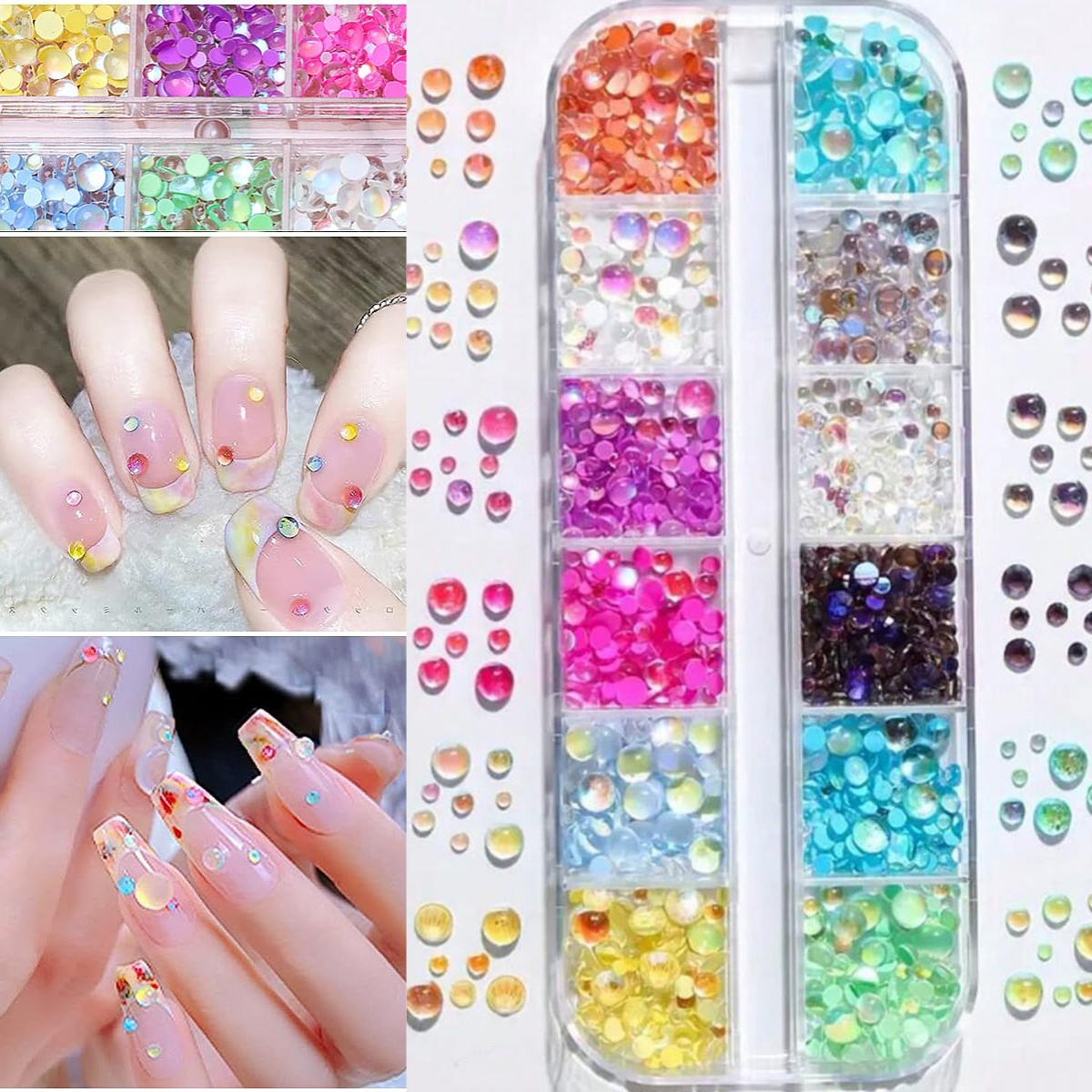 1 Kotak Warna Permen Ukuran Ca - Crystal Bead Mix ulasan dan harga