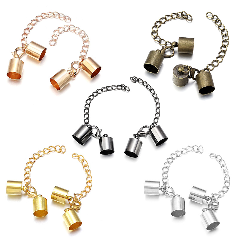 10Set Penutup Ujung Tali Kulit - Jewelry Making Designs ulasan dan harga