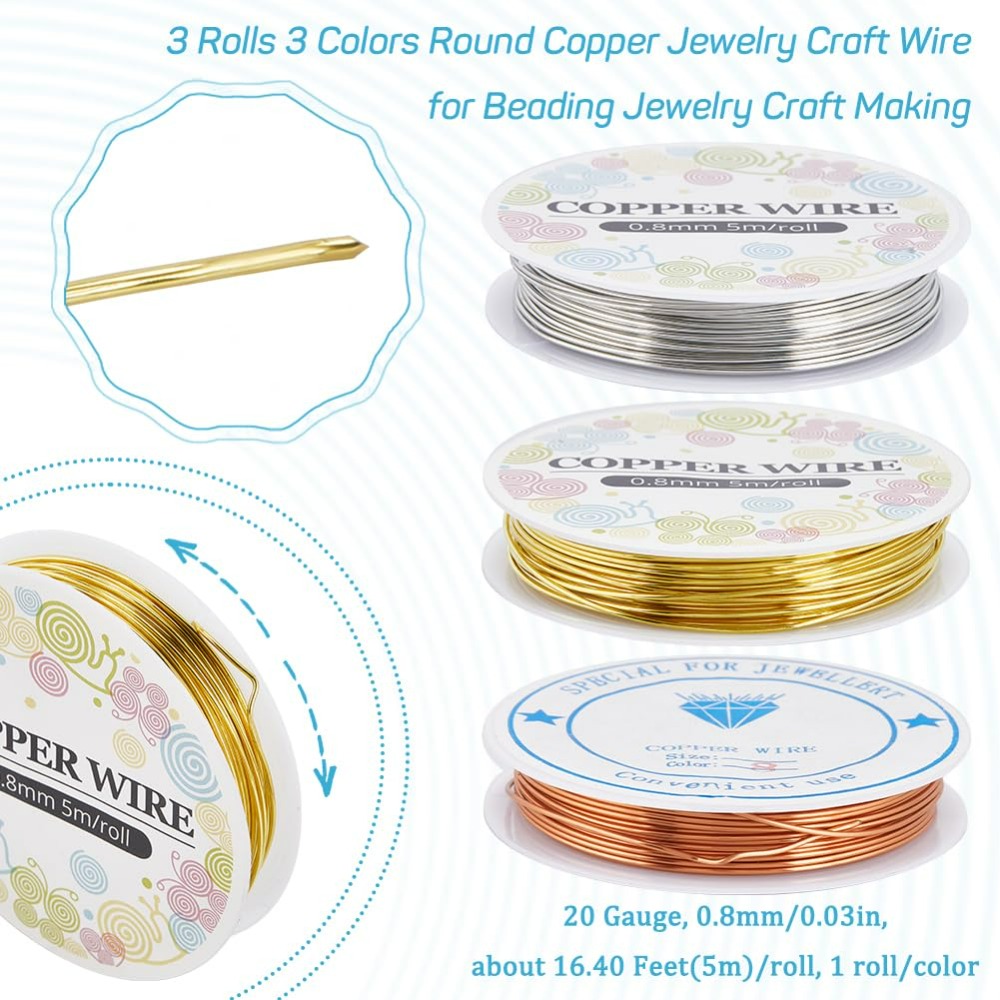 12.8M tembaga kawat perhiasan  - Jewelry Making Course ulasan dan harga