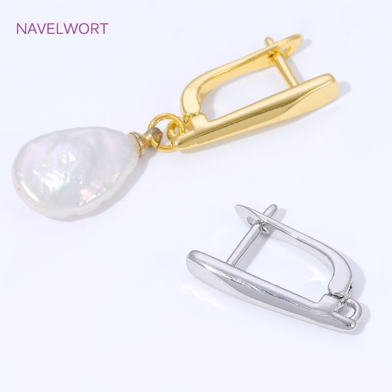 Kait Anting Lapis Emas 18K Hal - Jewelry Making Items ulasan dan harga