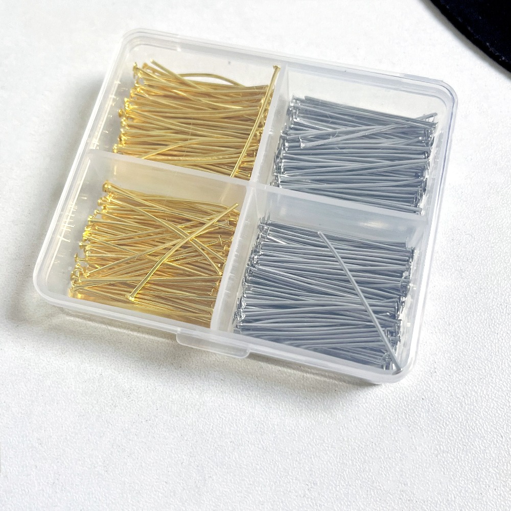 400 Buah Pin Kepala Besi Campu - Jewelry Making Box ulasan dan harga