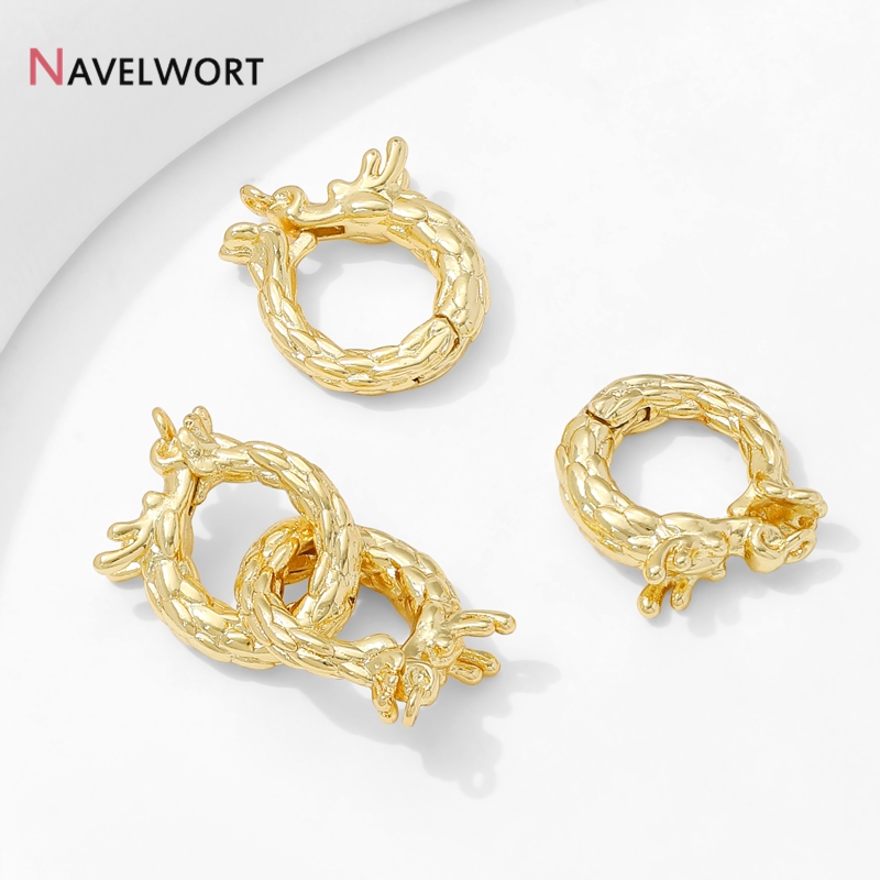 Klip Konektor Berbentuk Naga B - Jewelry Making Items ulasan dan harga