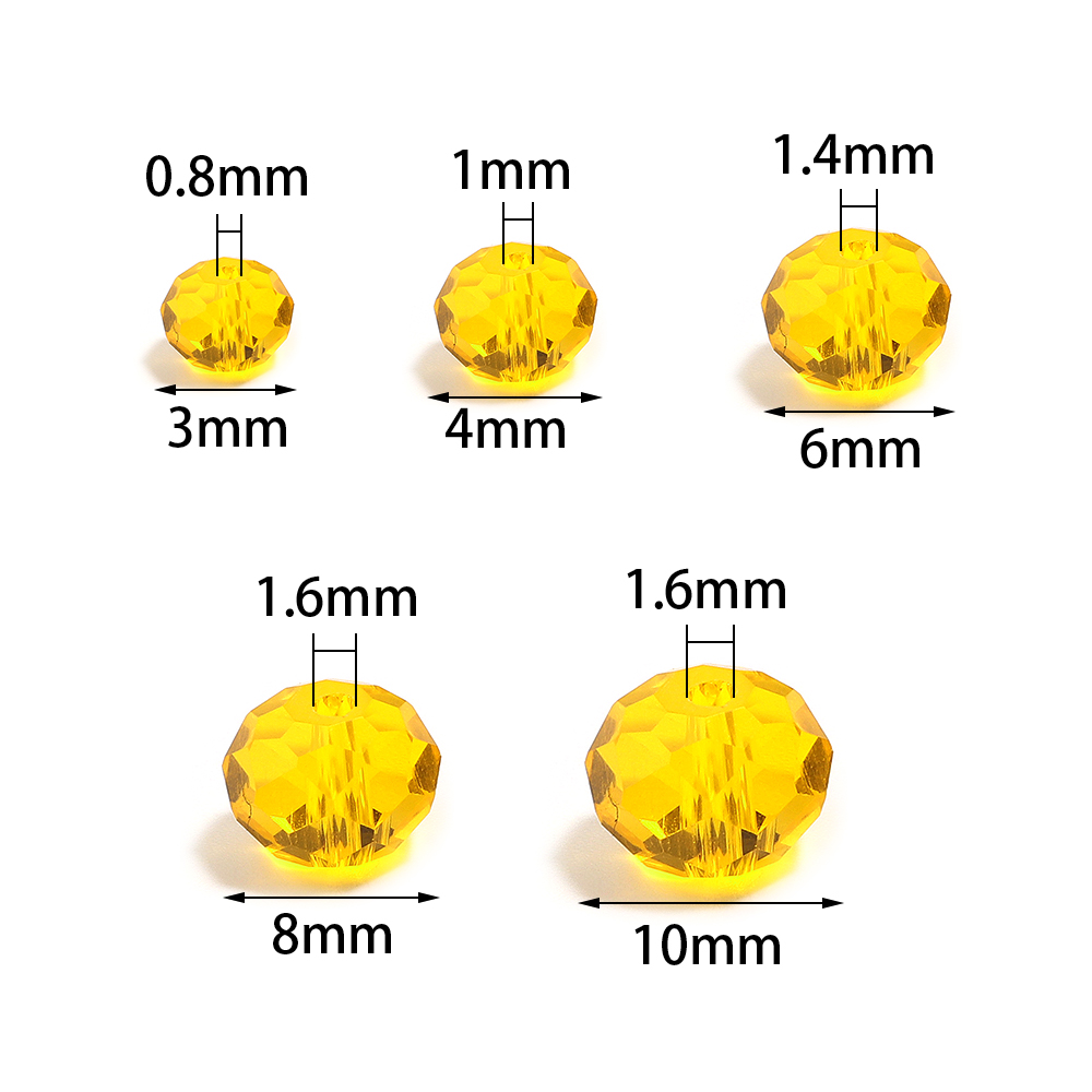50-200 Buah Manik-manik Krista - Crystal Bead Mix ulasan dan harga