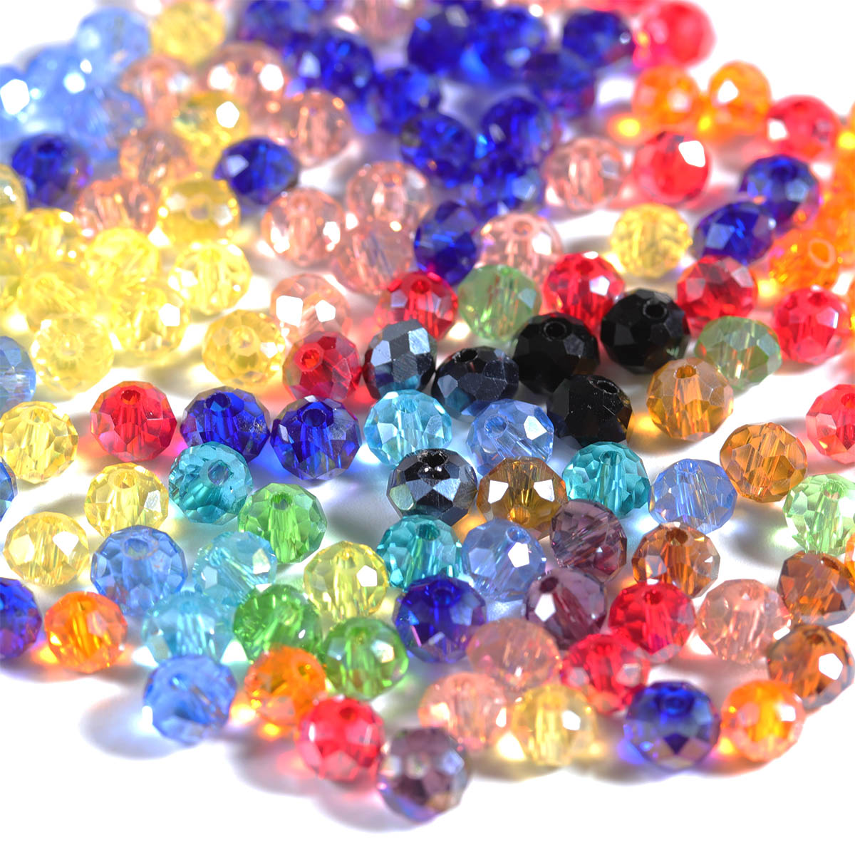 50-200 Buah Manik-manik Krista - Crystal Bead Mix ulasan dan harga
