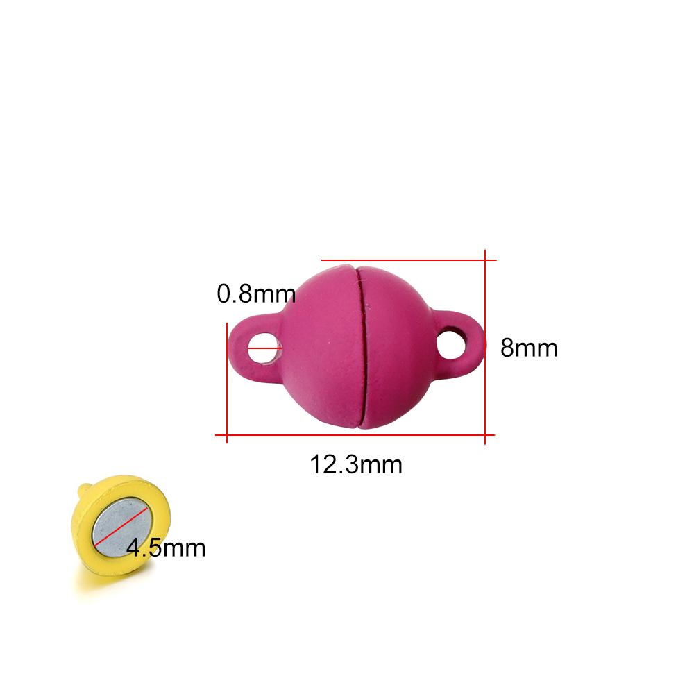 5 Pasang Love Heart Magnet Con - Jewelry Making For Couples ulasan dan harga