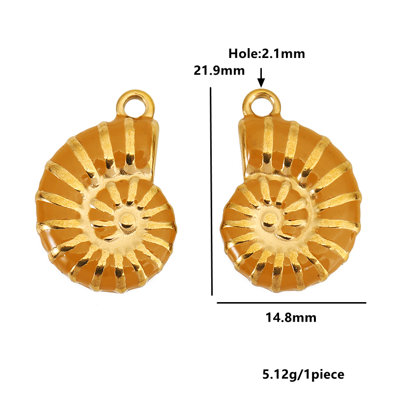 4 Buah Liontin Enamel Lapis Em - Jewelry Making Materials Wholesale ulasan dan harga