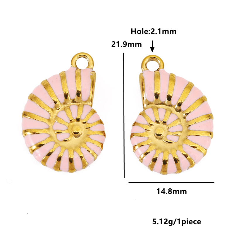 4 Buah Liontin Enamel Lapis Em - Jewelry Making Materials Wholesale ulasan dan harga