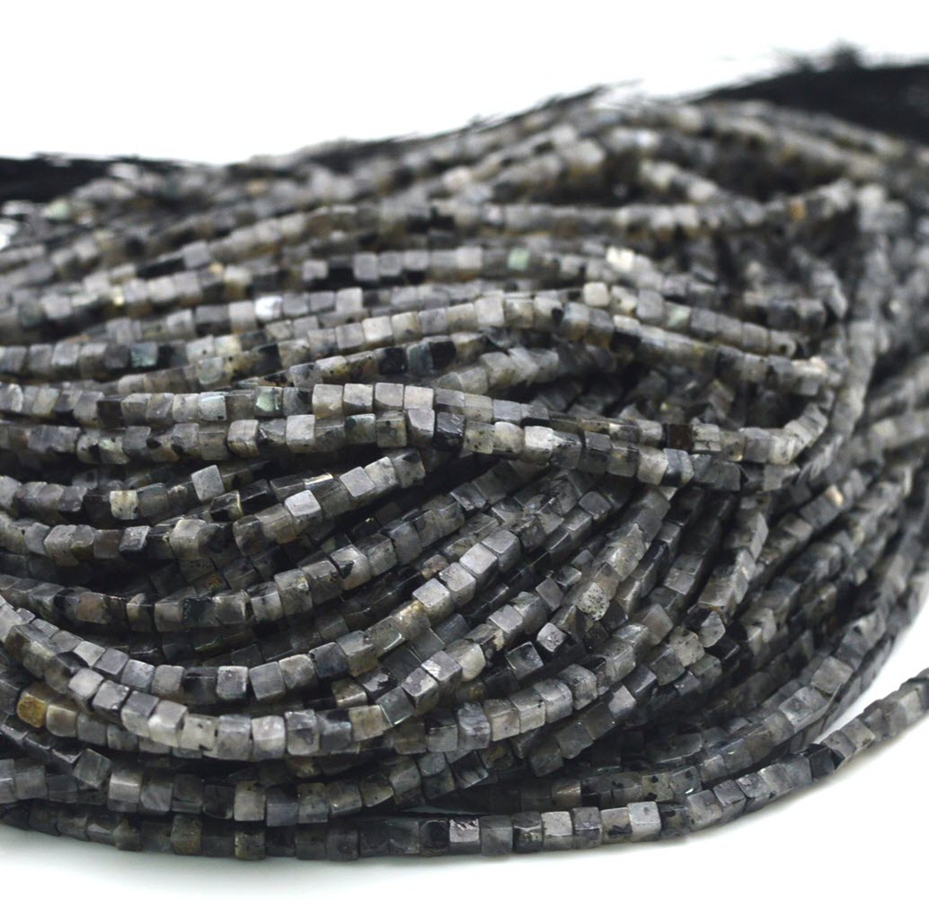 2Mm 4Mm Labradorite Abu-abu Al - Jewelry Making Store ulasan dan harga