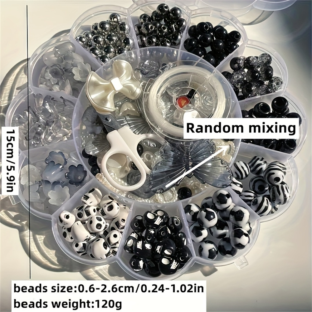 13 grid 120g manik-manik bunga - Jewelry Making Box ulasan dan harga