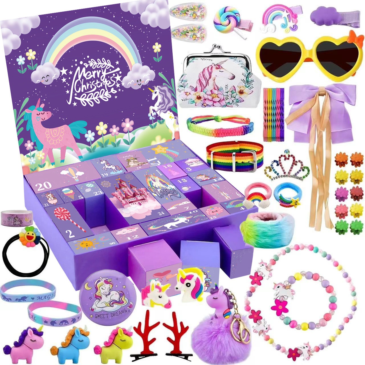 Kotak Kalender Advent Natal un - Jewelry Making Advent Calendar ulasan dan harga