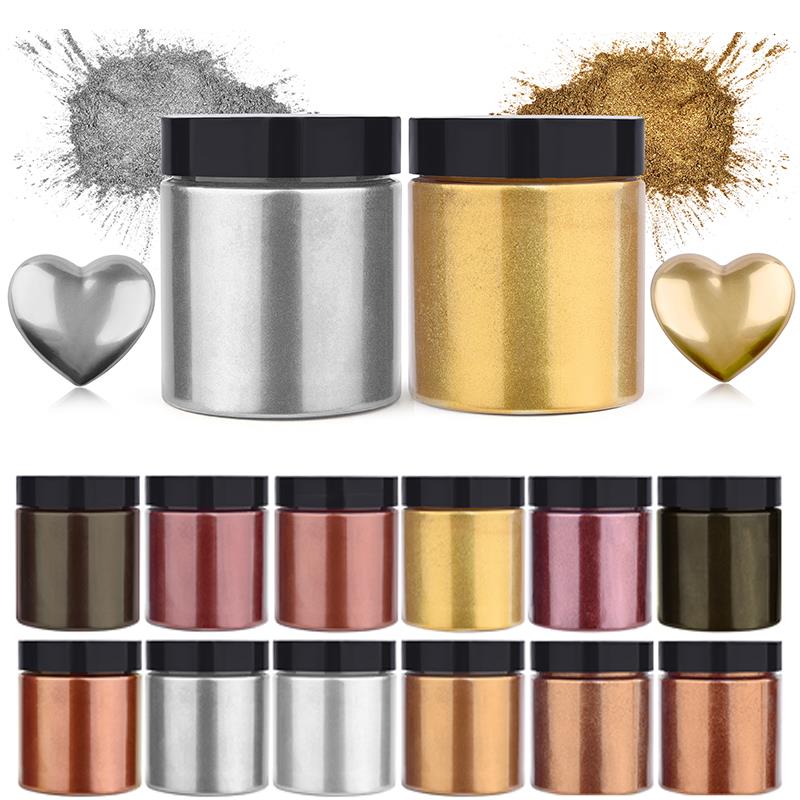 50g kilau logam emas perak war - Jewelry Making Uv Resin Kit ulasan dan harga