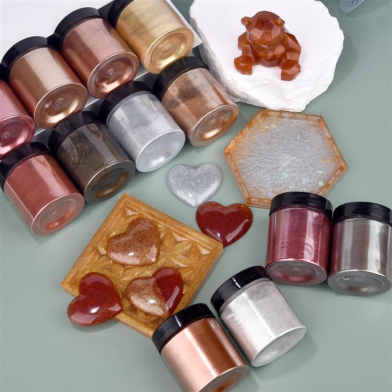 50g kilau logam emas perak war - Jewelry Making Uv Resin Kit ulasan dan harga