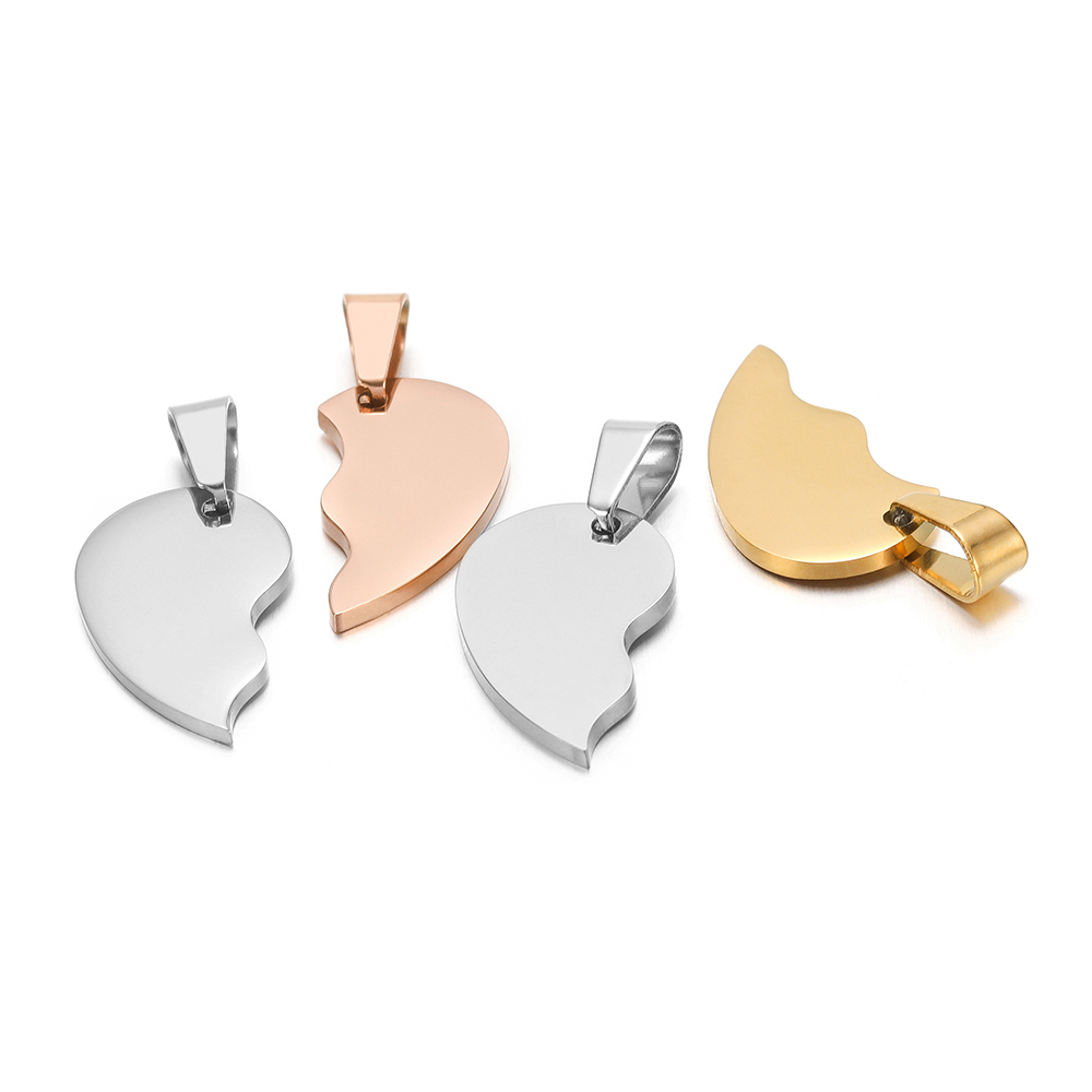2 buah/set liontin pasangan ji - Jewelry Making For Couples ulasan dan harga