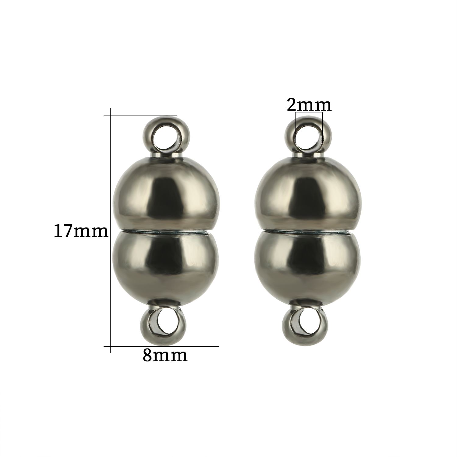 5Set Apple Labu Berbentuk Kuat - Jewelry Making For Couples ulasan dan harga