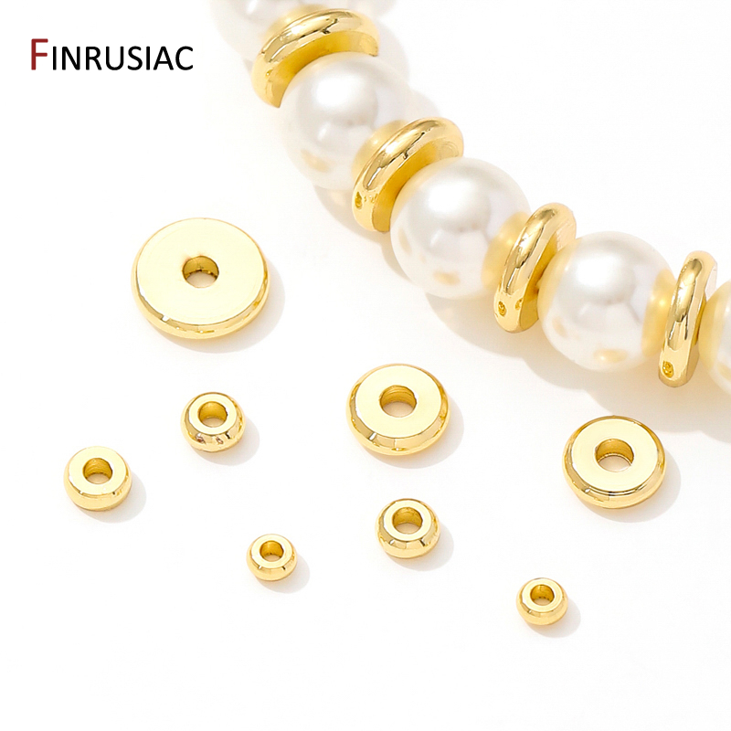Manik-manik Spacer Datar Berla - Jewelry Making Items ulasan dan harga