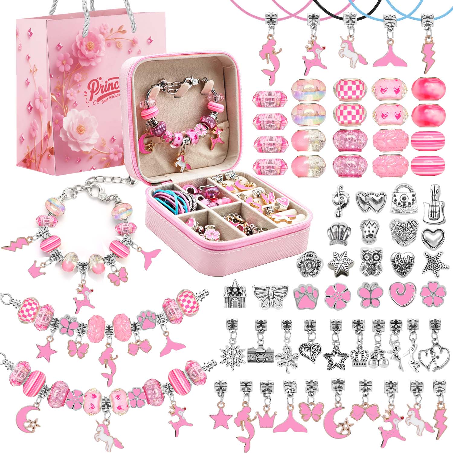 68pcs Set Perhiasan Manik-mani - Jewelry Making Box ulasan dan harga