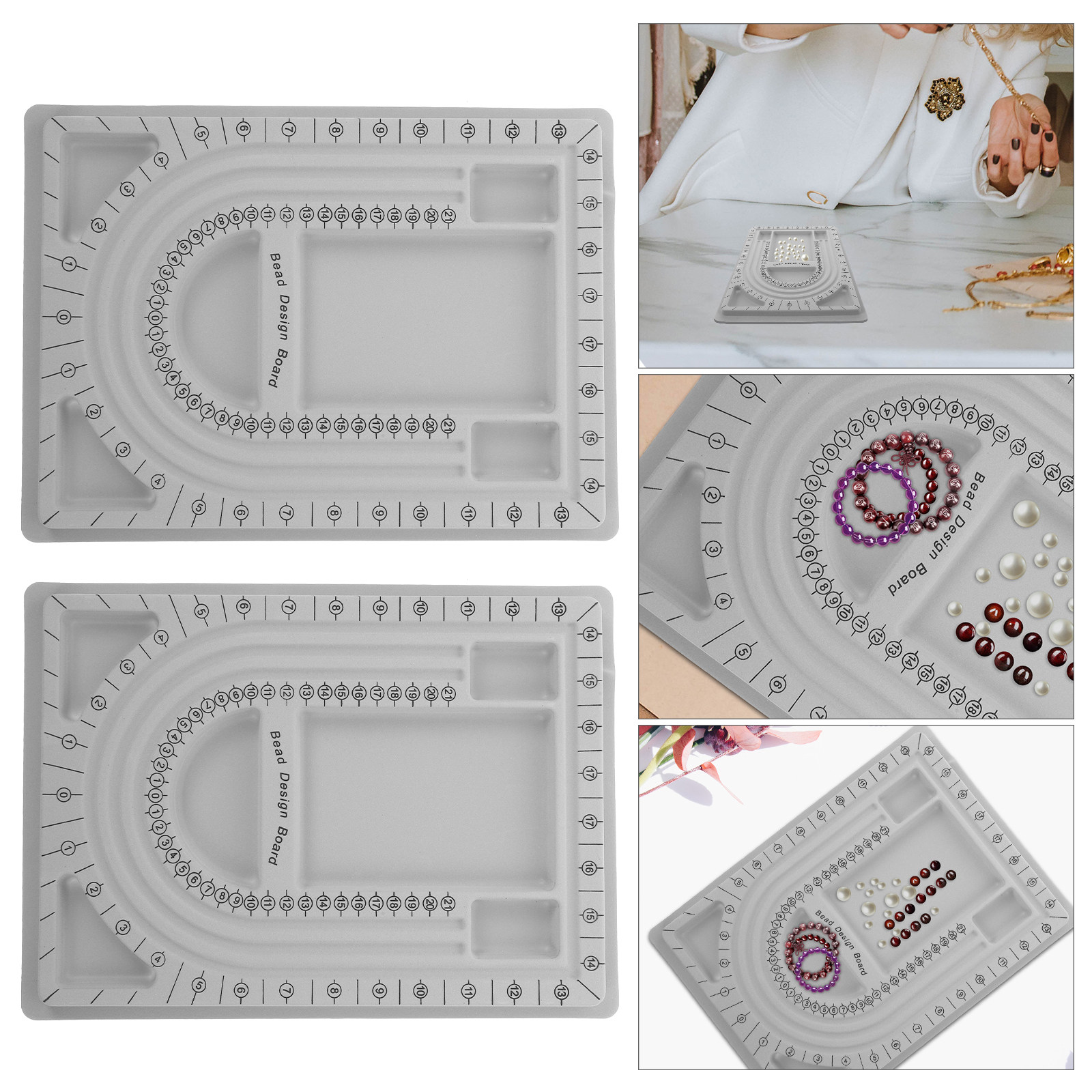 2 Buah Papan Desain Manik-Mani - Jewelry Making Designs ulasan dan harga