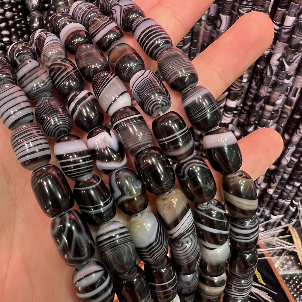 Batu Alam Batu Akik Hitam 8X12 - Jewelry Making Store ulasan dan harga